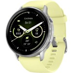 Venu 4 45mm Silver/Citron Silicone band