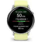 Venu 4 45mm Silver/Citron Silicone band