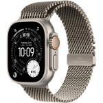 49mm NaturalTitanium Milanese Loop Large