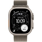 49mm NaturalTitanium Milanese Loop Large