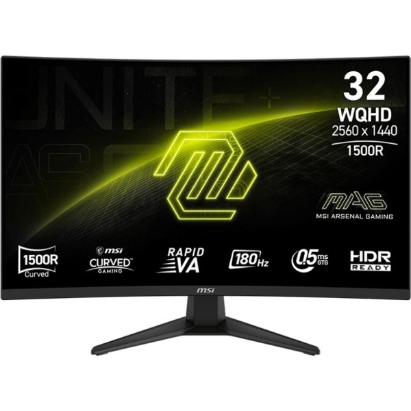 MAG 321CQF E18 prohnutý 180Hz 0,5ms MSI