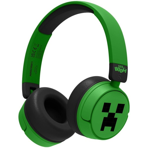 Minecraft Creeper Kids BT Headphones OTL