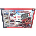 Hasičské letadlo s nákl.pros.+3 autíčka