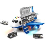 Policejní letadlo s nákl.pros.+3 autíčka