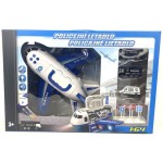 Policejní letadlo s nákl.pros.+3 autíčka