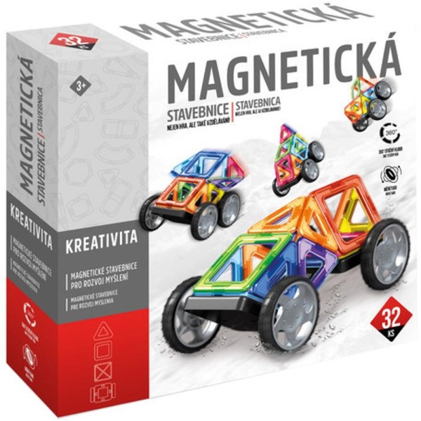 Magnetická stavebnice 32ks