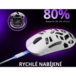 MSE90W Gaming mouse Wrl White LORGAR
