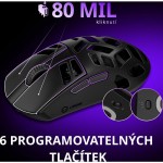MSE90W Gaming mouse Wrl Black LORGAR