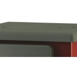 ALFA PLAM, krbová kamna VULKAN S, teplovzdušná 4 kW, červená