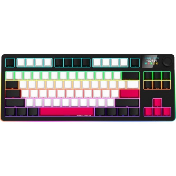 LRG-KBP70TKLW-BK-CS Wrl keyboard LORGAR