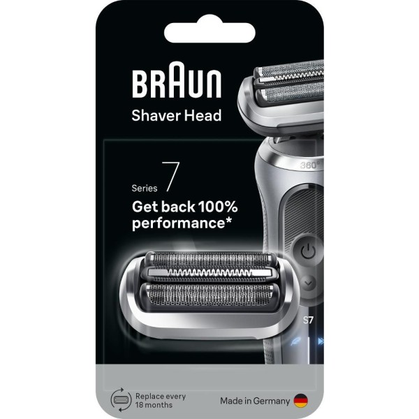 NÁHRADNÍ HLAVICE SERIE 7 STŘÍBRNÁ BRAUN