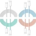 USB-C/USB-C kabel 60W 1m 4ks CUBENEST