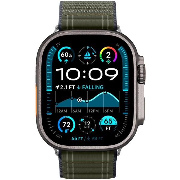 Fabric Band Grn AppleWatch 49/46/45/44mm