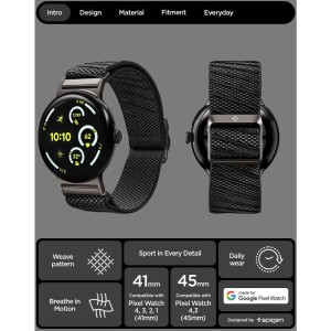 Lite Fit X Black Google Pixel 4/3 45mm