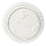 LED přisazené svítidlo Cori, kruhové bílé 12W teplá b., IP44