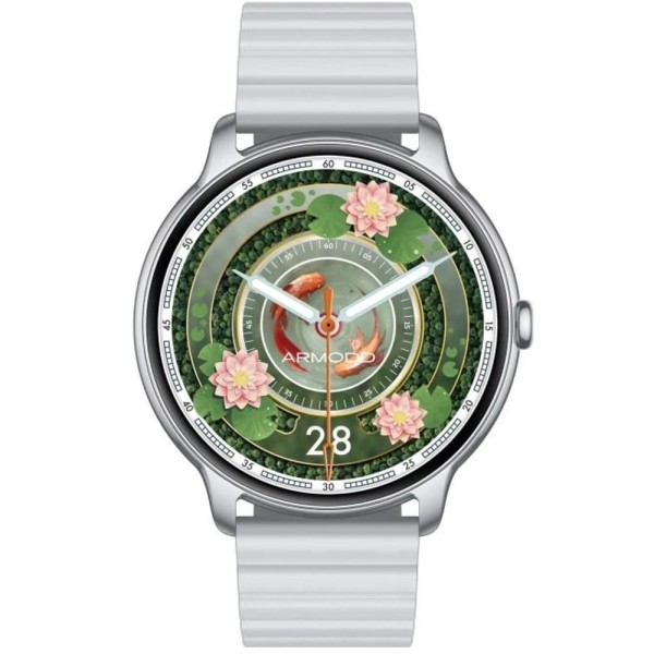 Slim se silikonovým řem. Stříbrná ARMODD