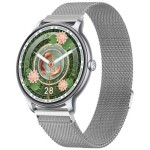 Slim s kovovým řemínkem Stříbrná ARMODD