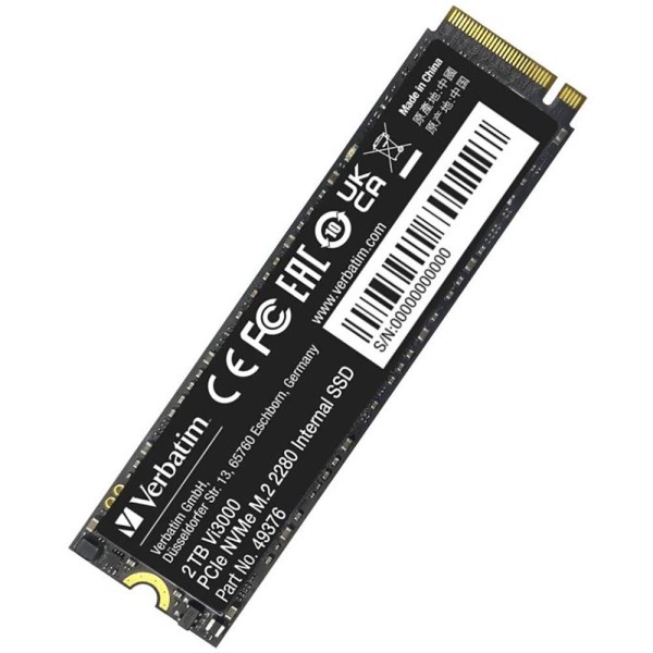 49376 SSD 2TB Vi3000 NVMe M.2 VERBATIM