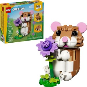 31376 Roztomilý křeček s květinou LEGO