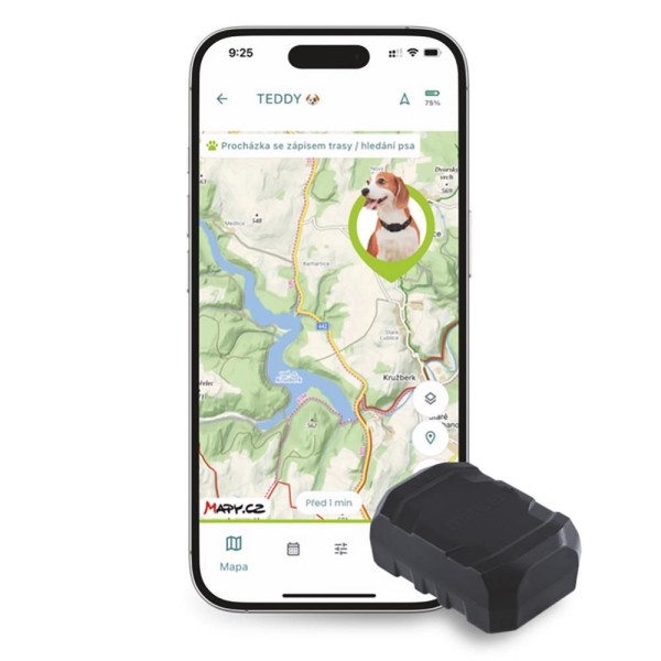 GPS tracker pro psy MALA