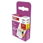 LED žárovka Classic JC / G9 / 4,2 W (40 W) / 470 lm / neutrální bílá / 2 ks