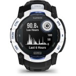 Instinct 3 50mm Solar Whits. Bk/BoltBlue