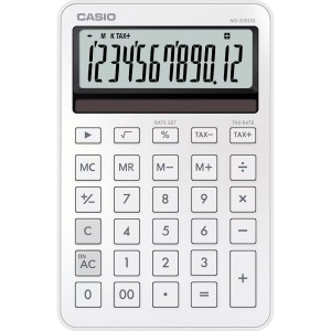 MS 200 DQ WE bílá stolní kalkulačkaCASIO
