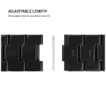 Resin Strap QR 22mm black FIXED