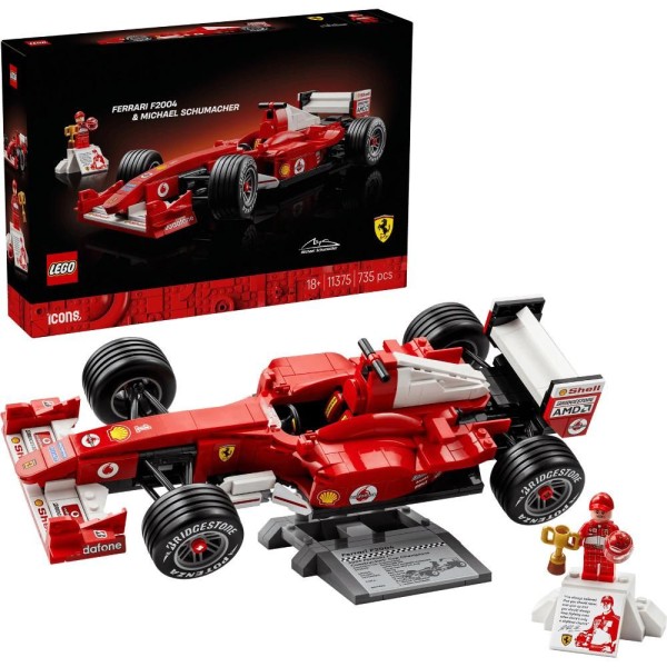 11375 Ferrari F2004 a Michael Schum.LEGO