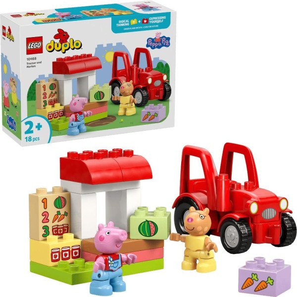 10468 Traktor a tržnice LEGO