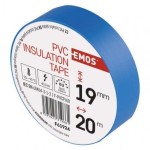 Izolační páska PVC 19mm / 20m modrá