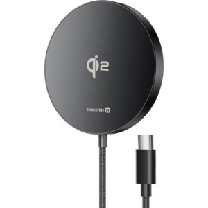 Nabíječka MagPuck Qi2 1.5M SWISSTEN