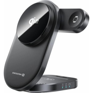 Skládací Qi2 nabíječka 3v1 SWISSTEN