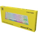 Gravity X Keyboard TKL US White HATOR
