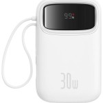 Qpow2 10000mAh, 30W, USB-C bílá BASEUS