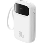 Qpow2 10000mAh, 30W, USB-C bílá BASEUS