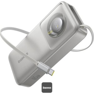 Free2Pull 20000mAh,65W,USB-C šedá BASEUS