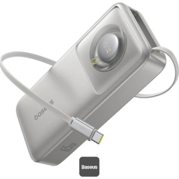 Free2Pull 20000mAh,65W,USB-C šedá BASEUS