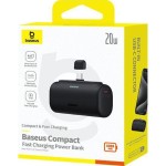 Compact 5000mAh, 20W,USB-C, černá BASEUS
