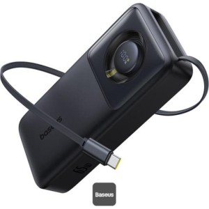 Free2Pull 20000mAh,65W,USB-C,čer. BASEUS