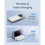 Magnetic Mini 5000mAh, 20W bílá BASEUS