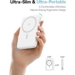 PicoGo Qi2 5000mAh, 20W bílá BASEUS