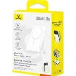 PicoGo Qi2 5000mAh, 20W bílá BASEUS