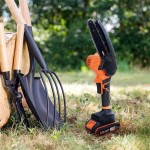 Ruční aku pila 21V, lišta 15cm SOLIGHT