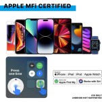 MiTag Lokátor Apple černý+obal 1ks MILI