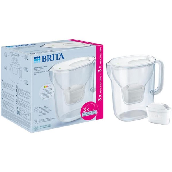 STYLE ESSENTIAL XL 3,6L BÍLÁ +3FIL BRITA