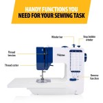 SM-6005 ŠICÍ STROJ BÍLÝ TRISTAR