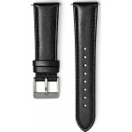 Platební řemínek-černá kůže 22mm CARNEO
