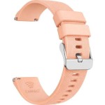 Platební řemínek růžový 22mm CARNEO