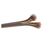 Dvojlinka nestíněná 2x1,0mm průhledná, 100m